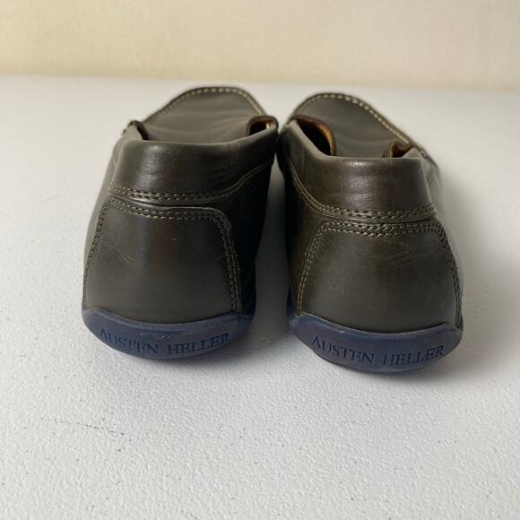 Austen Heller Men's Sz 10.5 Whaler Leather Loafers Slip On Comfort Shoes 8220 - Picture 4 of 14